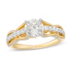 Thumbnail Image 0 of 1.45 CT. T.W. Diamond Scallop Edge Engagement Ring in 10K Gold