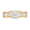 Thumbnail Image 3 of 1.45 CT. T.W. Diamond Scallop Edge Engagement Ring in 10K Gold