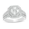 Thumbnail Image 1 of 1.69 CT. T.W. Diamond Double Octagon Frame Engagement Ring in 10K White Gold