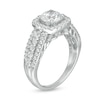 Thumbnail Image 2 of 1.69 CT. T.W. Diamond Cushion Frame Engagement Ring in 10K White Gold