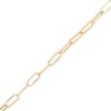 Thumbnail Image 0 of 5.5mm Oval Link Chain Bracelet in Hollow 10K Gold - 8"