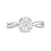 1.00 CT. T.W. Diamond Split Shank Engagement Ring in 14K White Gold (J/I3)