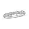 Thumbnail Image 1 of 0.15 CT. T.W. Diamond Vintage-Style Anniversary Band in 10K White Gold