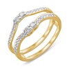 Thumbnail Image 2 of 0.29 CT. T.W. Diamond Contour Solitaire Enhancer in 14K Gold