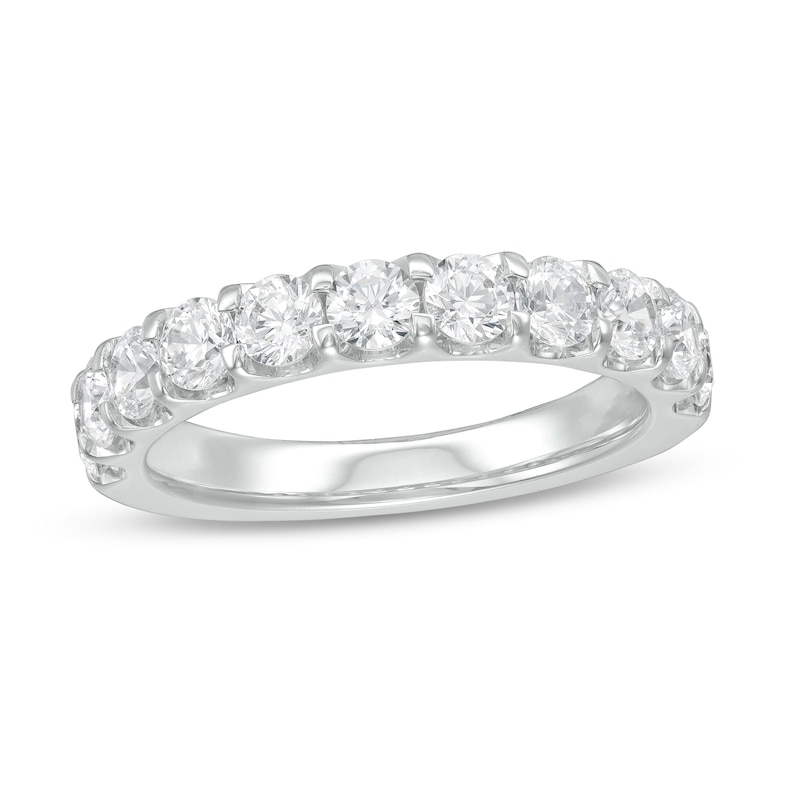 1.20 CT. T.W. Diamond Eleven Stone Band in 10K White Gold|Peoples Jewellers