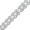 Thumbnail Image 0 of 0.95 CT. T.W. Diamond Art Deco Vintage-Style Bracelet in 10K White Gold - 7.25"