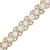 Thumbnail Image 1 of 0.95 CT. T.W. Diamond Art Deco Vintage-Style Bracelet in 10K Gold - 7.25&quot;