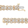 Thumbnail Image 3 of 0.95 CT. T.W. Diamond Art Deco Vintage-Style Bracelet in 10K Gold - 7.25&quot;