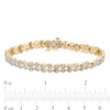 Thumbnail Image 4 of 0.95 CT. T.W. Diamond Art Deco Vintage-Style Bracelet in 10K Gold - 7.25&quot;