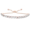 CT. T.W. Diamond Cascading Bolo Bracelet in 10K Rose Gold