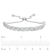 Thumbnail Image 3 of 0.95 CT. T.W. Diamond Cascading Bolo Bracelet in 10K White Gold - 9.5&quot;