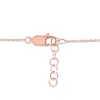Thumbnail Image 3 of Ruby and Diamond Accent Alternating Bar Bracelet in 10K Rose Gold - 7.25"