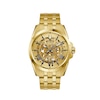 Men's Bulova Sutton Automatic Gold-Tone Watch with Gold-Tone Skeleton Dial (Model: 97A162)