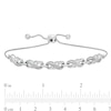 Thumbnail Image 2 of Diamond Accent Double Infinity Bolo Bracelet in Sterling Silver - 9.5"