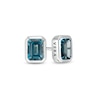 Thumbnail Image 0 of Vera Wang Love Collection Wedding Party Gifts London Blue Topaz Stud Earrings in Sterling Silver