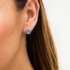 Thumbnail Image 1 of Vera Wang Love Collection Wedding Party Gifts London Blue Topaz Stud Earrings in Sterling Silver