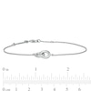 Vera Wang Love Collection Wedding Party Gifts Interlocking Circles Bracelet in Sterling Silver - 7.5"