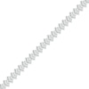 Thumbnail Image 0 of 0.83 CT. T.W. Diamond Chevron Bracelet in 10K White Gold - 7.25"