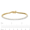 0.29 CT. T.W. Diamond Tennis Bracelet in Sterling Silver with 14K Gold Plate - 7.25"