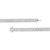 Thumbnail Image 3 of 1.45 CT. T.W. Diamond Three Row Line Bracelet in Sterling Silver