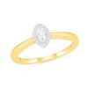 Thumbnail Image 3 of 0.23 CT. T.W. Marquise Diamond Frame Bridal Set in 10K Gold