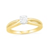 Thumbnail Image 1 of 0.40 CT. T.W. Diamond Solitaire Split Shank Engagement Ring in 10K Gold (J/I3)