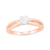 0.40 CT. T.W. Diamond Solitaire Split Shank Engagement Ring in 10K Rose Gold (J/I3)