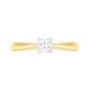 Thumbnail Image 3 of 0.62 CT. T.W. Princess-Cut Solitaire Diamond Vintage-Style Engagement Ring in 14K Gold (I/I2)