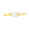 Thumbnail Image 3 of 0.37 CT. T.W. Diamond Solitaire Split Shank Engagement Ring in 10K Gold (J/I3)