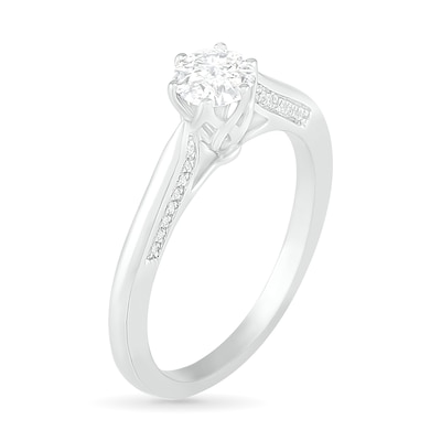 0.45 CT. T.W. Diamond Solitaire Engagement Ring in 10K Gold (J/I3