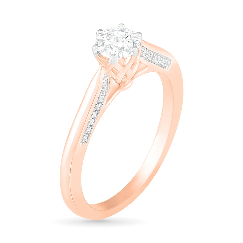 0.45 CT. T.W. Diamond Solitaire Engagement Ring in 10K Rose Gold (J/I3|Peoples Jewellers
