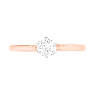 0.45 CT. T.W. Diamond Solitaire Engagement Ring in 10K Rose Gold (J/I3