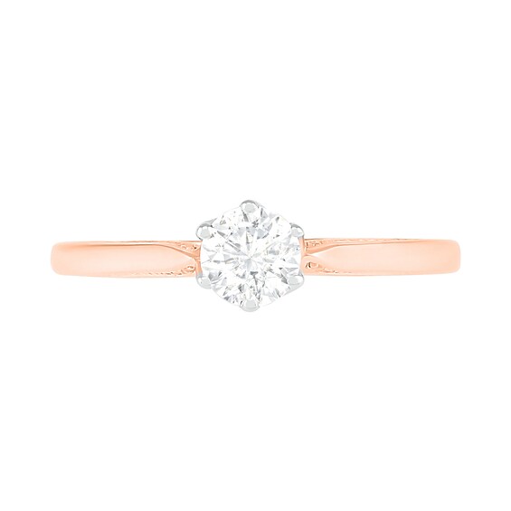 0.45 CT. T.W. Diamond Solitaire Engagement Ring in 10K Rose Gold (J/I3