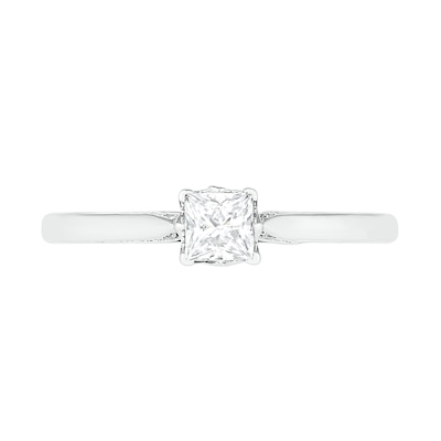 0.45 CT. T.W. Princess-Cut Diamond Solitaire Engagement Ring in 10K Gold (J/I3