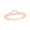 0.45 CT. T.W. Princess-Cut Diamond Solitaire Engagement Ring in 10K Rose Gold (J/I3)