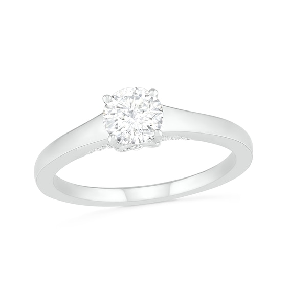 0.65 CT. T.W. Diamond Solitaire Engagement Ring in 14K Gold (I/I2