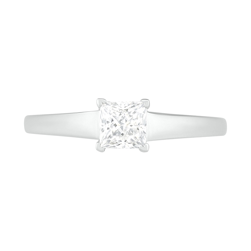Peoples Jewellers 0.65 CT. T.W. Princess-Cut Diamond Solitaire Engagement  Ring in 14K Gold (I/I2), Peoples Jewellers