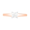 Thumbnail Image 2 of 0.65 CT. T.W. Princess-Cut Diamond Solitaire Engagement Ring in 14K Rose Gold (I/I2)