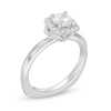 Thumbnail Image 2 of Kleinfeld® 0.95 CT. T.W. Diamond Cushion Frame Engagement Ring in 14K White Gold