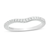 Thumbnail Image 0 of Kleinfeld® 0.18 CT. T.W. Diamond Contour Wedding Band in 14K White Gold