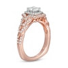 Thumbnail Image 2 of Kleinfeld® 0.95 CT. T.W. Cushion-Cut Diamond Double Frame Engagement Ring in 14K Two-Tone Gold