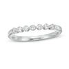 Thumbnail Image 0 of 0.23 CT. T.W. Diamond Seven Stone Anniversary Band in 10K White Gold