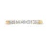 Thumbnail Image 4 of 0.23 CT. T.W. Diamond Seven Stone Anniversary Band in 10K Gold