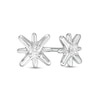 Thumbnail Image 0 of 0.10 CT. T.W. Certified Canadian Diamond Solitaire True North Stud Earrings in 10K White Gold (I/I2)