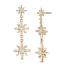 Thumbnail Image 0 of 0.50 CT. T.W. Certified Canadian Diamond True North Triple Drop Earrings in 10K Gold - 20" (I/I2)