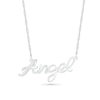 Thumbnail Image 0 of Diamond Accent "Angel" Necklace in Sterling Silver