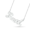 Thumbnail Image 1 of Diamond Accent "Travel" Necklace in Sterling Silver