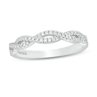 Kleinfeld® 0.23 CT. T.W. Diamond Twist Band in 14K White Gold