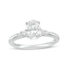 Thumbnail Image 0 of Vera Wang Love Collection 0.82 CT. T.W. Oval Diamond Engagement Ring in 14K White Gold