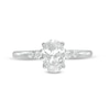 Thumbnail Image 3 of Vera Wang Love Collection 0.82 CT. T.W. Oval Diamond Engagement Ring in 14K White Gold